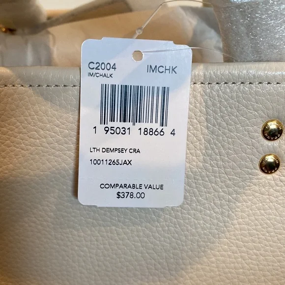 DEMPSEY CARRYALL WITH PATCH (COACH C2004)
IM/CHALK
COACH STYLE # C2004 - Picture 7 of 7